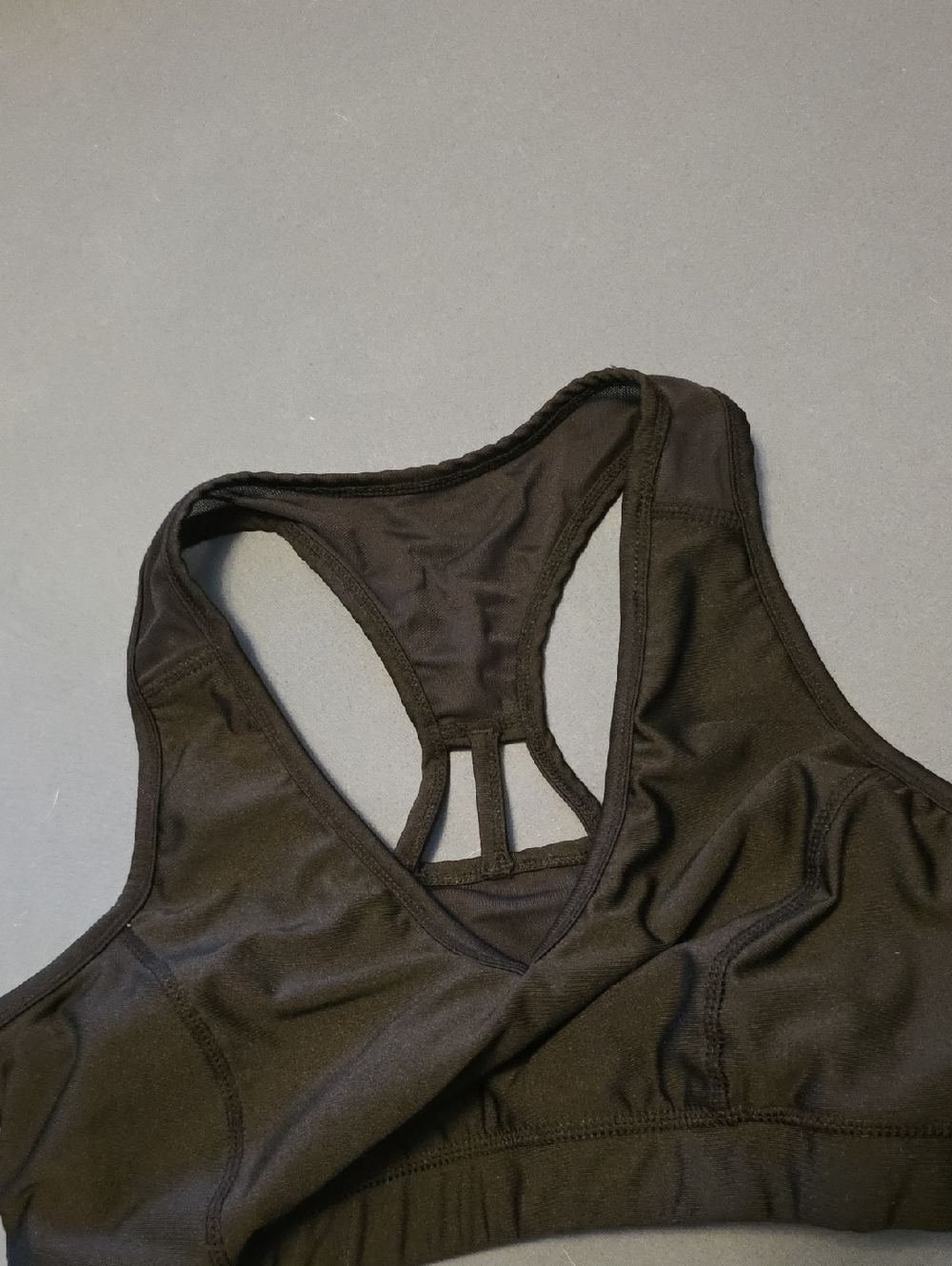 Adore Me Black Racerback Sportsbra